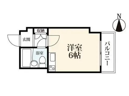 ヴィラージュ神埼(ワンルーム/3階)の間取り写真