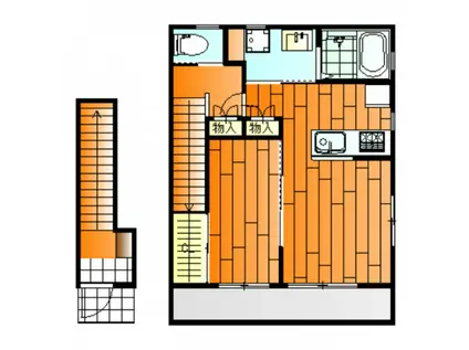 ルミエールメゾン(1LDK/2階)の間取り写真
