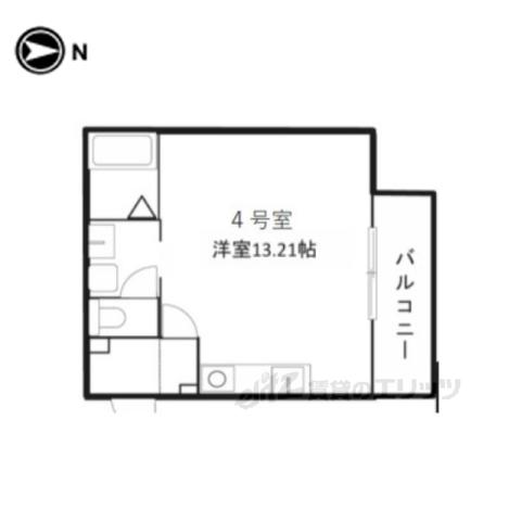 PREMIERE5(ワンルーム/3階)の間取り写真