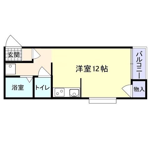 MPドリーム(ワンルーム/4階)の間取り写真