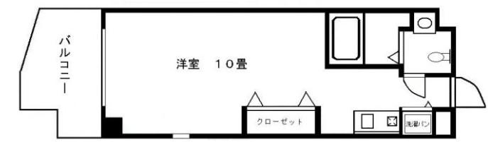 キララ天神北(ワンルーム/11階)の間取り写真