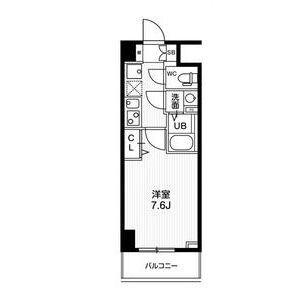 N-STAGE鳩ヶ谷(1K/4階)の間取り写真