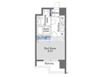 ドゥーエ学芸大学II(1K/7階)の間取り写真