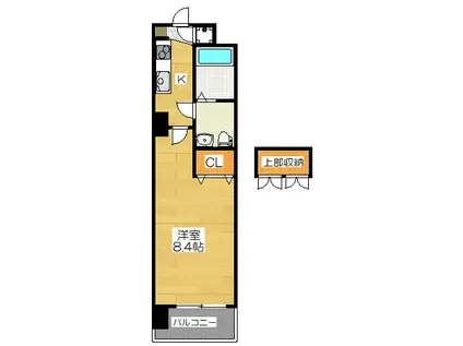 NO70 HARBOR サウス TOWER(1K/20階)の間取り写真