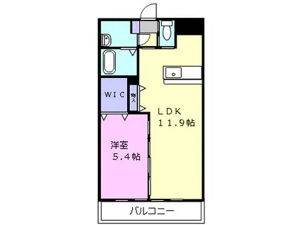 アーバンステージU(1LDK/2階)の間取り写真
