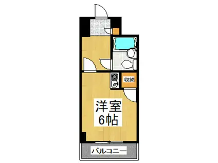 ヴィンテージ清瀬(ワンルーム/4階)の間取り写真