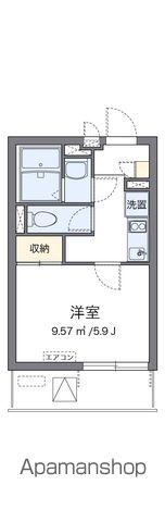 クレイノMULBERRY(1K/3階)の間取り写真