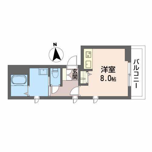 シャーメゾンNOAHS ARK(ワンルーム/3階)の間取り写真