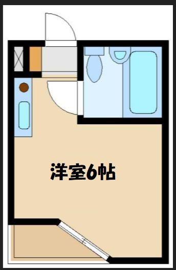 フルセイル橋本II(ワンルーム/1階)の間取り写真