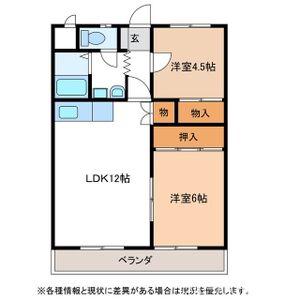 グランドハイツ森山(3DK/5階)の間取り写真