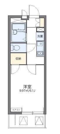 レオパレス アーク(1K/2階)の間取り写真