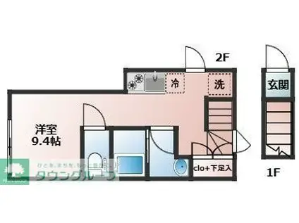 エマージテラス練馬光が丘(ワンルーム/2階)の間取り写真