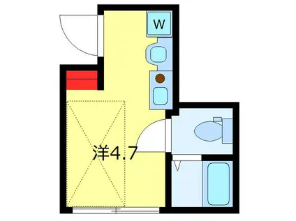 HJ PLACE SASAZUKA(ワンルーム/2階)の間取り写真