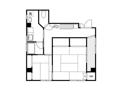 M・Y・ボヌール(2K/3階)の間取り写真