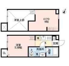 OVEST(ワンルーム/1階)の間取り写真
