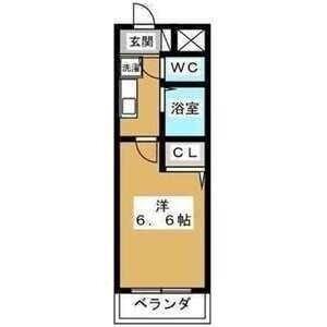 リノバス名港(1K/2階)の間取り写真