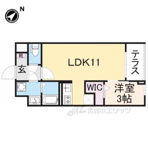 サンシャイン ウィステリア(1LDK/3階)の間取り写真