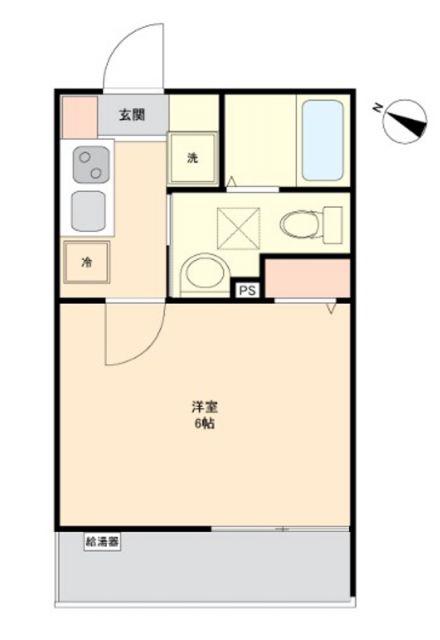 さいたま市北区吉野町計画(1K/1階)の間取り写真