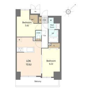 S-RESIDENCE大曽根BRESA(2LDK/4階)の間取り写真