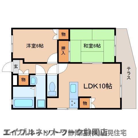 メゾン・ラ・ネージュ(2LDK/1階)の間取り写真