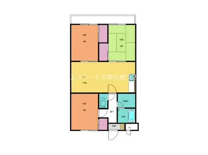 メゾン・ド・ルミエール(3LDK/4階)の間取り写真