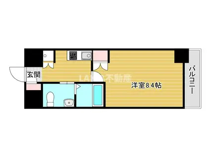 GRAMERCY NIPPONBASHI(1K/8階)の間取り写真