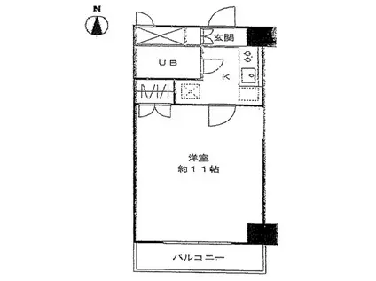 グローリア町田合同ビル(1K/6階)の間取り写真