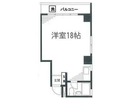 目白大和田マンション(ワンルーム/4階)の間取り写真