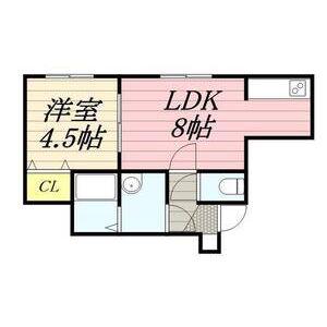 トワル24(1LDK/3階)の間取り写真