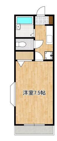 M‐99(1K/3階)の間取り写真