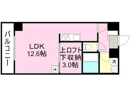 BAYSIDE MARINA(ワンルーム/5階)の間取り写真