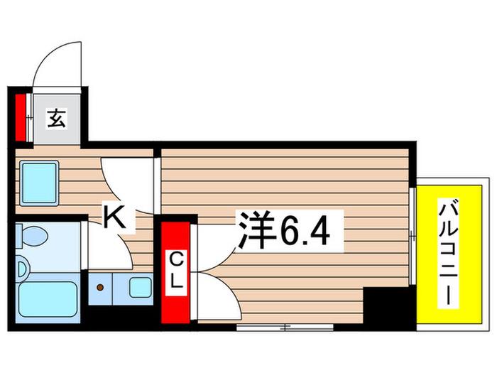 プレミール日吉(1K/1階)の間取り写真