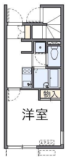 レオネクスト六番館(1K/1階)の間取り写真