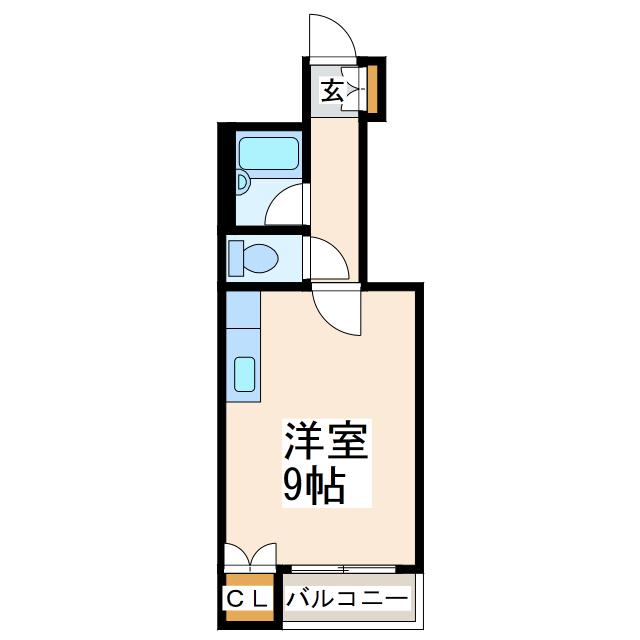 DO大江(ワンルーム/2階)の間取り写真