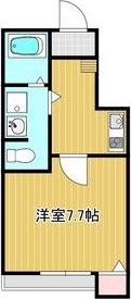 クレフラスト守山西(1K/2階)の間取り写真
