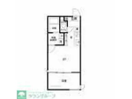 フェリシア行徳1(1LDK/2階)の間取り写真