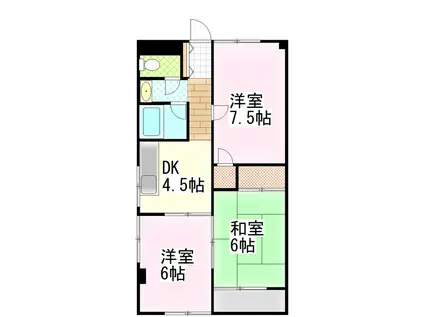 シャトレーゼ・ソフィア(3K/3階)の間取り写真