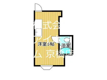 ラパンジール都島(ワンルーム/10階)の間取り写真