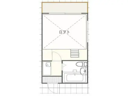 ワコーテ椎名町(1K/2階)の間取り写真