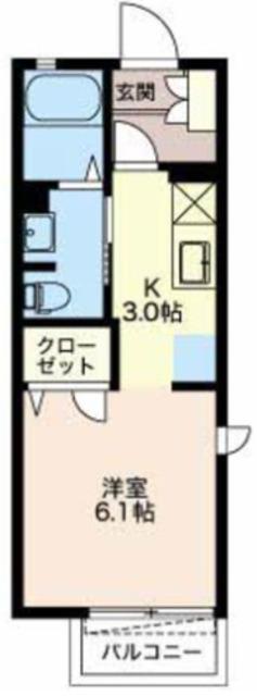 シャーメゾン06(ワンルーム/1階)の間取り写真