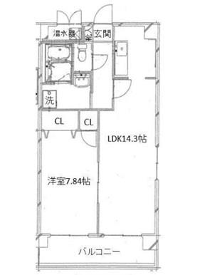コージーコート高森 A棟(1LDK/3階)の間取り写真