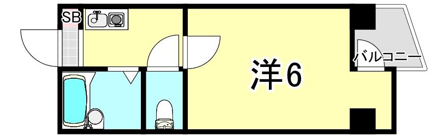LE-CIER-KOBE(1K/3階)の間取り写真