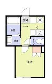 エスペランサ中野(1K/1階)の間取り写真