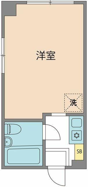 SAC板橋(ワンルーム/1階)の間取り写真