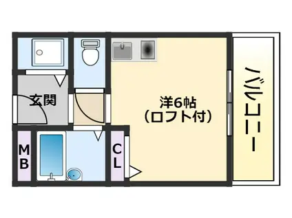 ラ・メゾン・ド・プーロム(ワンルーム/3階)の間取り写真