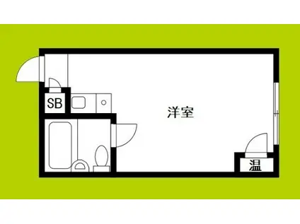 COOP ABBEY(ワンルーム/5階)の間取り写真