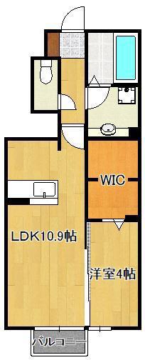 CHR-26(1LDK/1階)の間取り写真