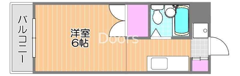 プレアール春日町(ワンルーム/4階)の間取り写真