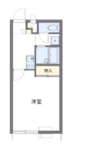 レオパレスルーエ長田(1K/2階)の間取り写真