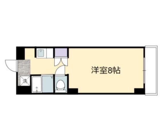 カルティエ宇品西(ワンルーム/3階)の間取り写真